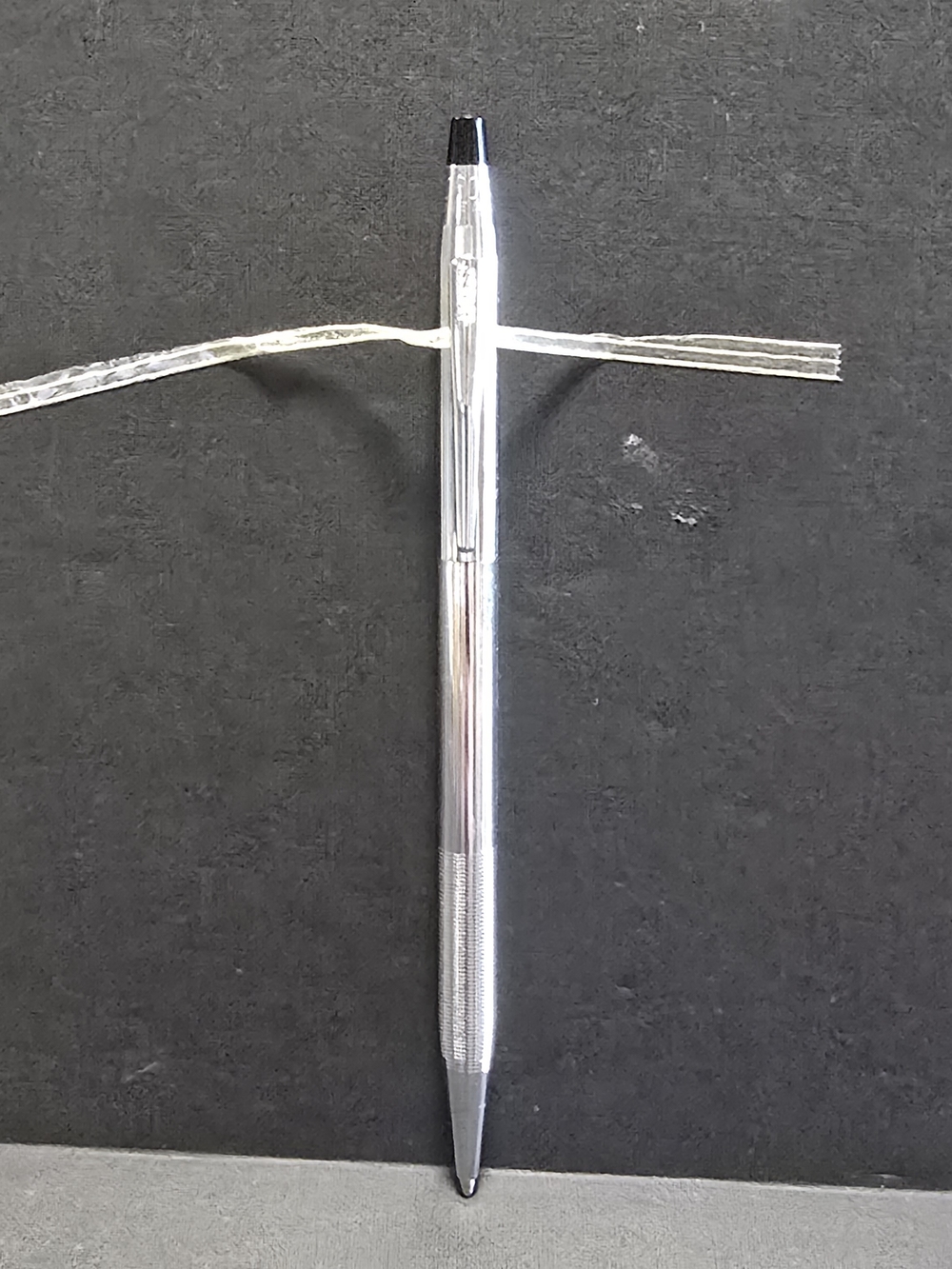 Chrome Retractable Ballpoint Pen - Silver